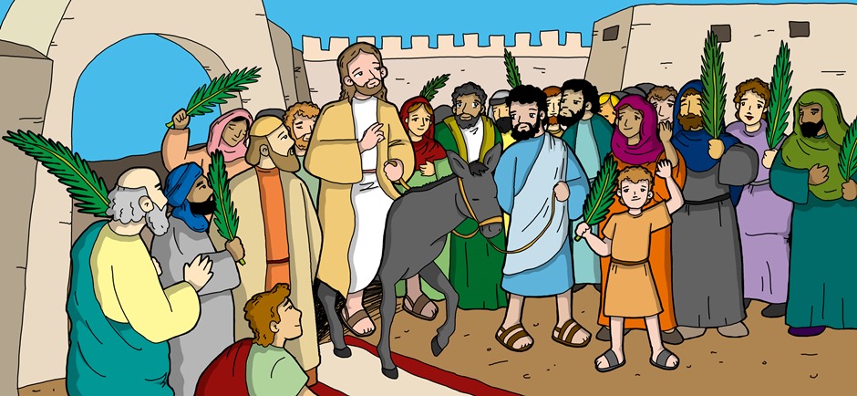 Começa a Semana Santa: Jesus é aclamado como o rei de Israel